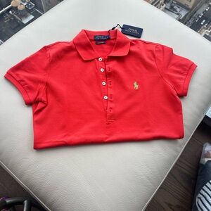 Ralph Lauren Polo Shirt in Bright Red